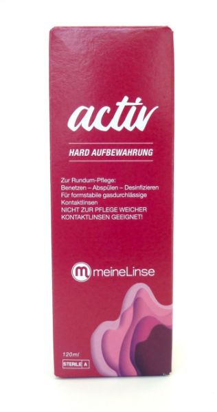 Bild von meineLinse activ hard Aufbewahrung 120ml