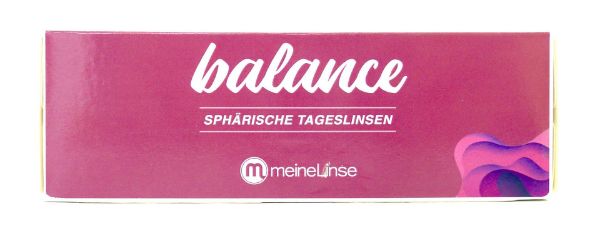 meineLinse balance sphärische Tageskontaktlinsen 30