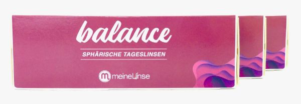 meineLinse balance sphärische Tageskontaktlinsen 90